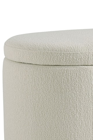 Banc-coffre - Crème - 120 x 45 x 45 cm