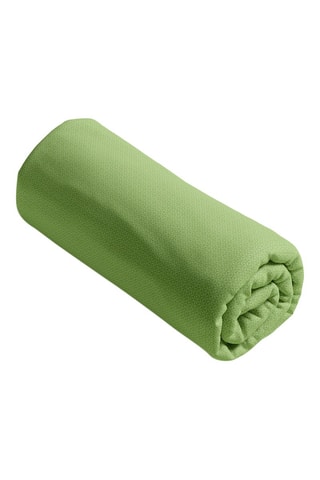 Sábana bajera Lina fleurs - Verde