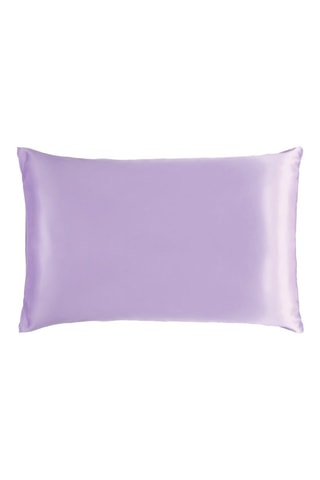 Funda de almohada de seda Nuit de soie - Violeta