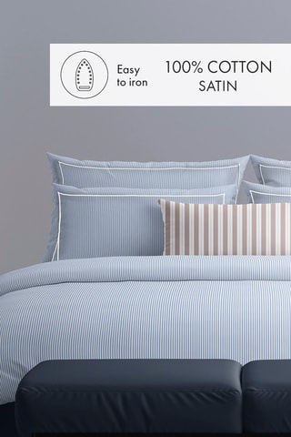 2 fundas de almohada Nantes - Azul claro