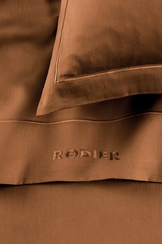 2 fundas de almohada Uni - Marrón