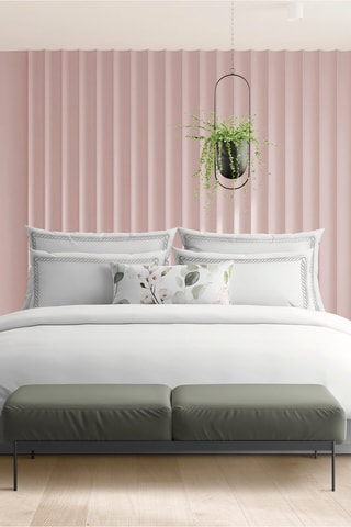 2 fundas de almohada Eclat de perle - Blanco