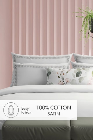 2 fundas de almohada Eclat de perle - Blanco