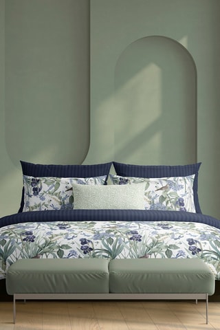 2 fundas de almohada Jardin d'Eden - Azul