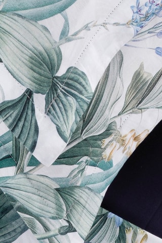 2 fundas de almohada Jardin d'Eden - Azul