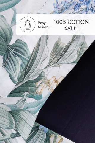 2 fundas de almohada Jardin d'Eden - Azul