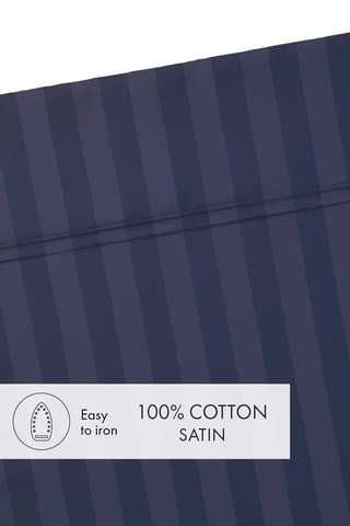 Sábana encimera Dobby stripe woven - Azul oscuro