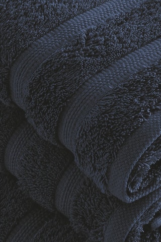 4 toallas - Azul oscuro