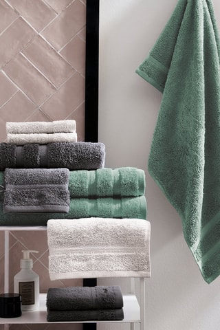 Juego de baño Vague - Verde botella