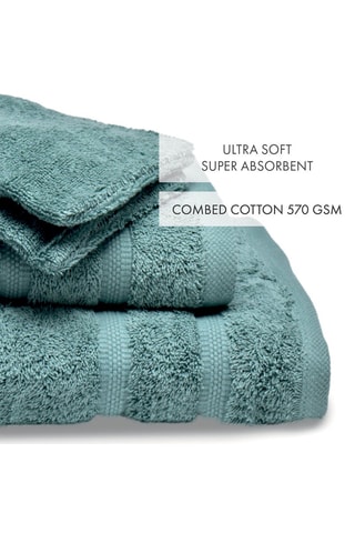 Juego de baño Vague - Verde botella