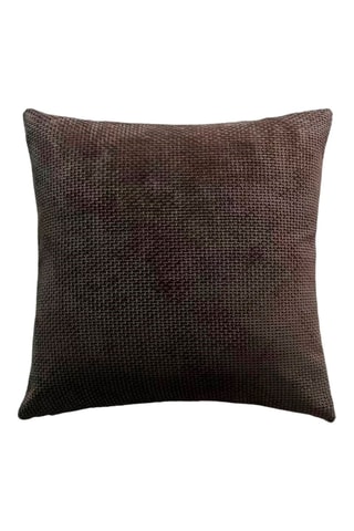 Funda de cojín Alenia - Marrón glacé - 45 x 45 cm