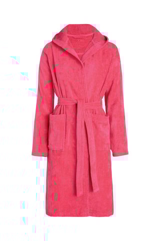 Albornoz con capucha - Fucsia