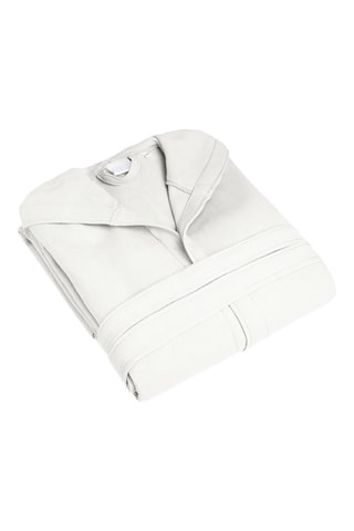 Albornoz con capucha - Blanco