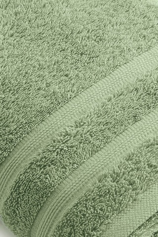 Toalla de baño Vague - Verde almendra - 100 x 150 cm