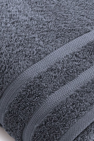 Toalla de baño Vague - Azul grisáceo - 100 x 150 cm