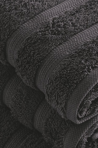 4 toallas - Gris oscuro