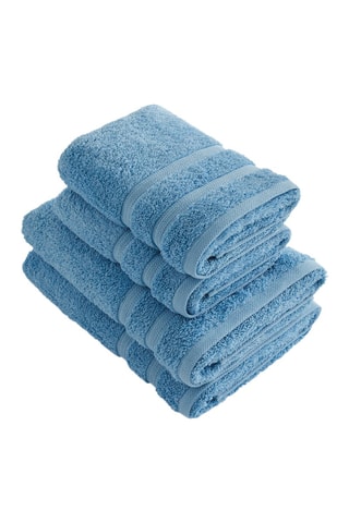 4 toallas - Azul claro