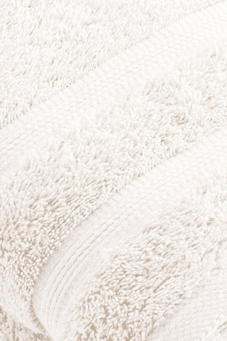 2 toallas de mano - Blanco - 50 x 100 cm