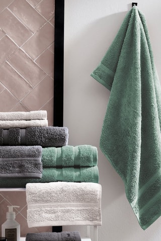 4 toallas de tocador - Blanco - 30 x 30 cm