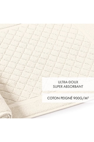 Alfombra de baño - Marfil