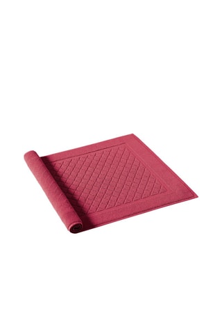 Alfombra de baño -  Rosa colorete - 50 x 70 cm