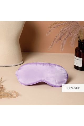 Antifaz de seda Éclipse - Violeta