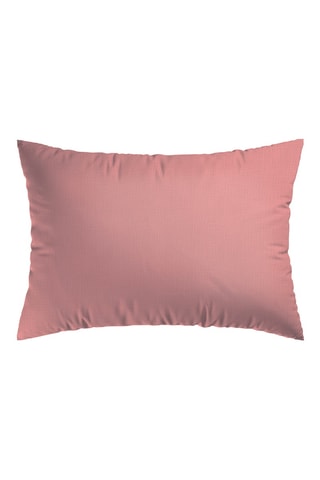 Funda de almohada de gasa de algodón 85 hilos/cm² Uni - Rosa