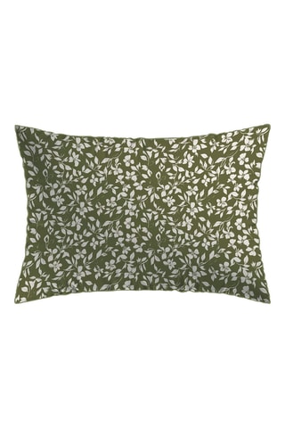 Funda de almohada de satén de algodón 80 hilos/cm² - Verde