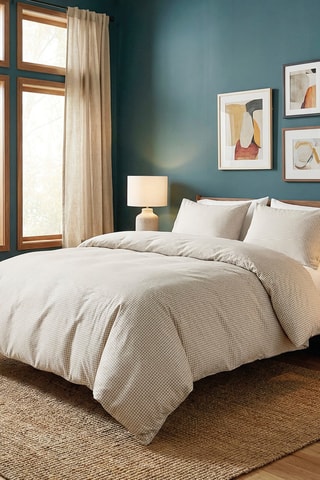 Funda de almohada de satén de algodón 80 hilos/cm² - Topo