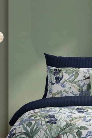 Funda de almohada de satén de algodón 80 hilos/cm² - Blanco