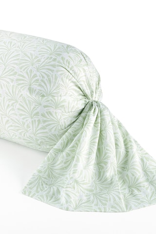 Funda de almohada de satén de algodón 80 hilos/cm² - Blanco