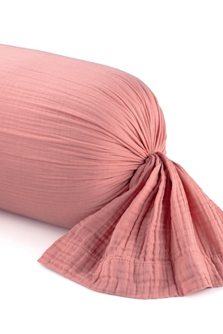 Funda de almohada de gasa de algodón 85 hilos/cm² - Rosa