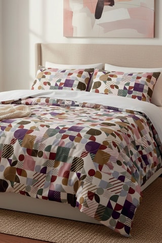 Funda de almohada de satén de algodón 80 hilos/cm² - Blanco