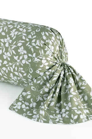 Funda de almohada de satén de algodón 80 hilos/cm² - Verde