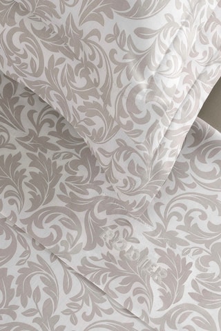 Juego de sábanas de satén de algodón 80 hilos/cm² - Topo