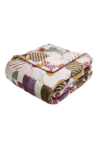 Colcha de satén de algodón 80 hilos/cm² - Blanco