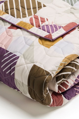 Colcha de satén de algodón 80 hilos/cm² - Blanco