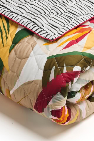 Colcha de satén de algodón 80 hilos/cm² - Naranja