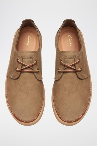Derbys en nubuck Clarkwood - Beige