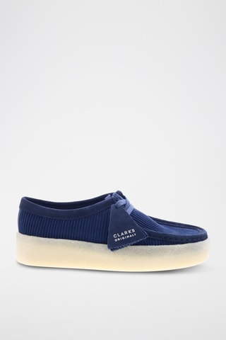 Mocassins plateformes Wallabee Cup - Bleu marine