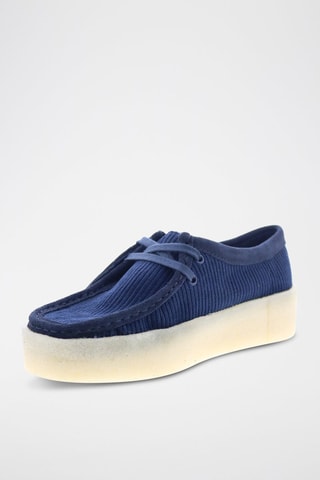 Mocassins plateformes Wallabee Cup - Bleu marine