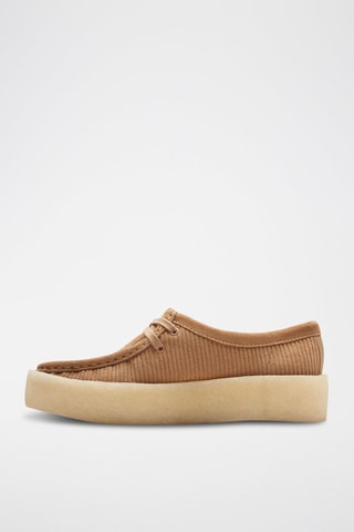 Mocassins plateformes Wallabee Cup - Camel