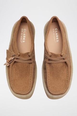 Mocassins plateformes Wallabee Cup - Camel
