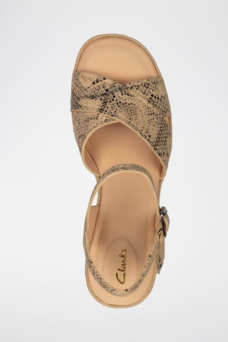 Sandales à talons en nubuck Maritsa 70strap - Taupe