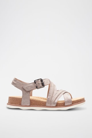 Sandales en cuir Brynn - Taupe