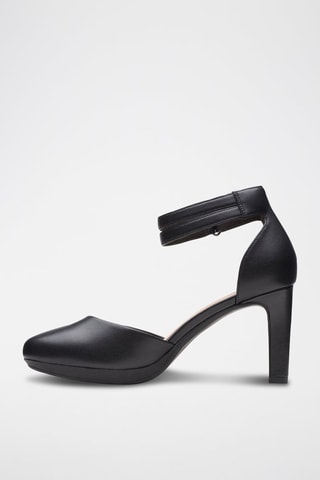 Sandales à talons en cuir Ambyr Skip - Noir