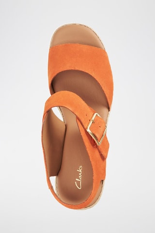 Sandales à talons en nubuck KimmeiHi Strap - Orange