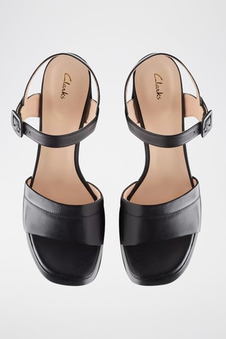 Sandales à talons en cuir Patema Part - Noir