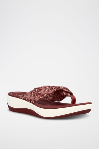 Tongs compensées Arla Glison - Rose