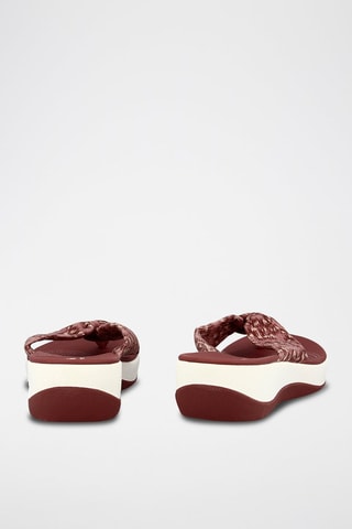 Tongs compensées Arla Glison - Rose